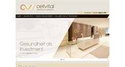 Desktop Screenshot of cellvital.com